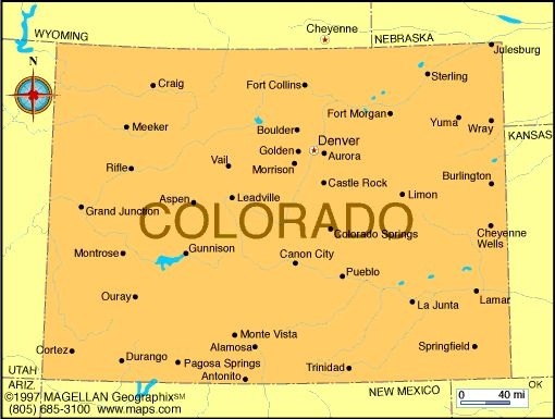 Alphabetical list of Colorado Cities