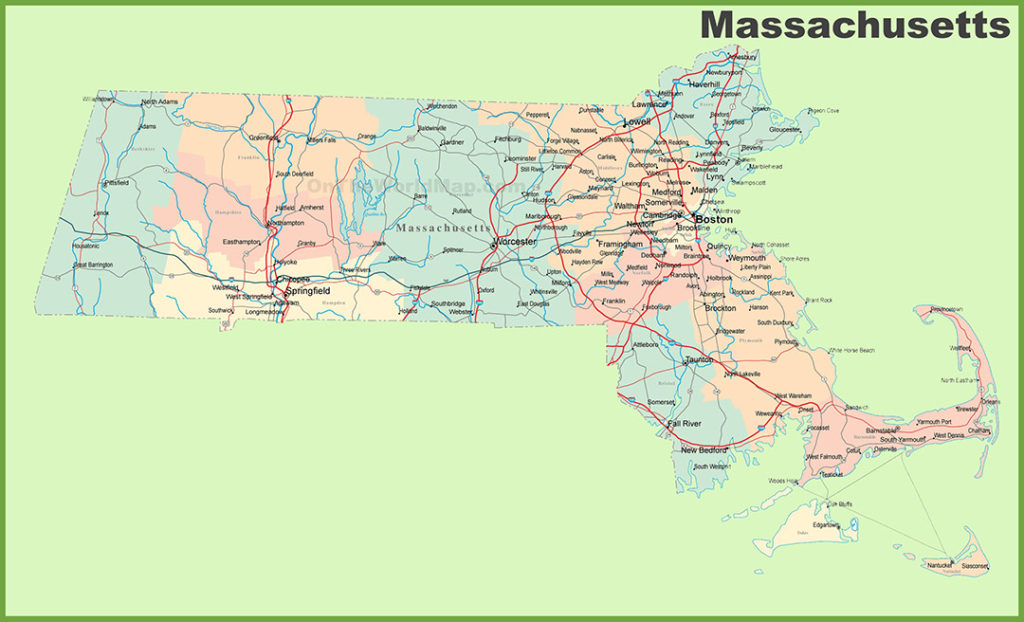 Alphabetical list of Massachusetts Cities