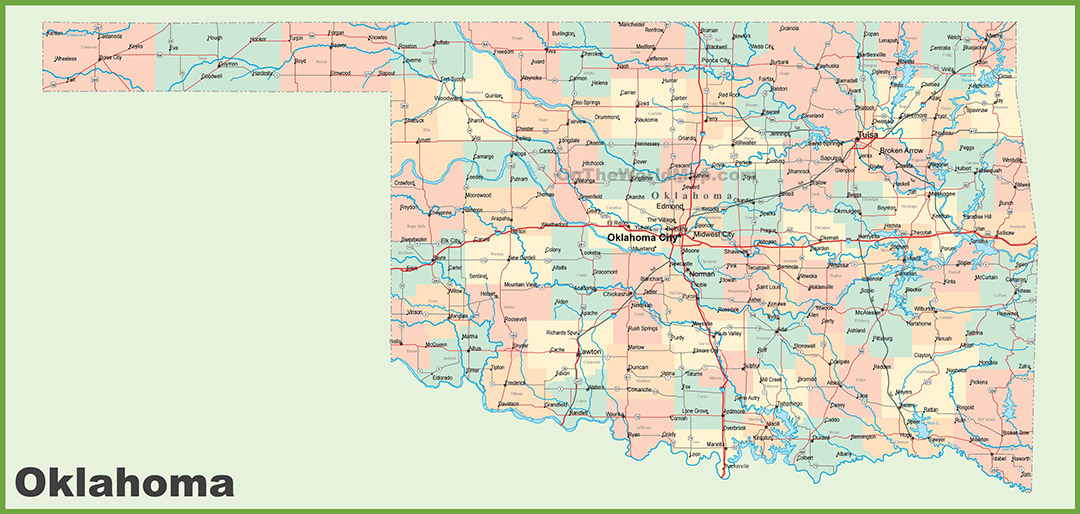 Alphabetical List Of Cities In Oklahoma ListCrab Com   Cities In Oklahoma 