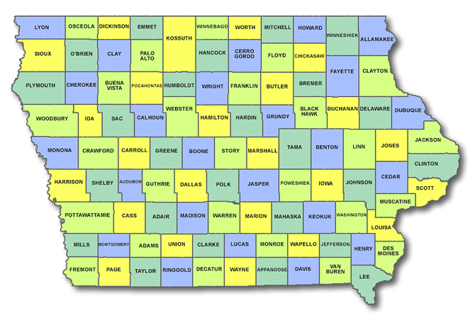 Iowa counties