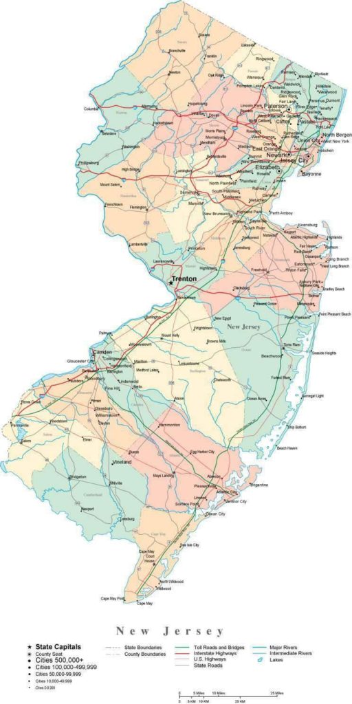 Alphabetical List Of New Jersey Cities - ListCrab.com