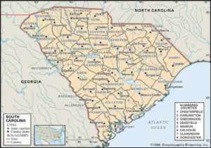 Alphabetical List Of South Carolina Cities - ListCrab.com