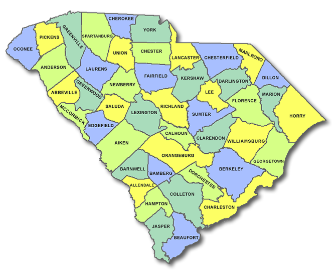 South Carolina counties