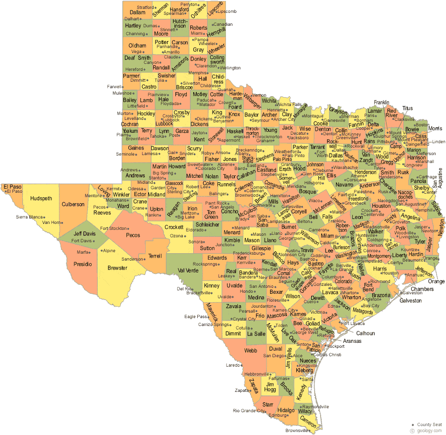 Texas counties