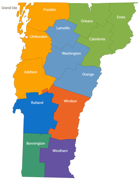 Alphabetical list of Vermont Cities